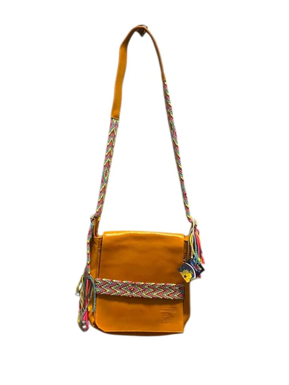 Arte Kun Columbia Satchel Crossbody Bag Brown O/S NWT Boho Hippie Coastal Summer